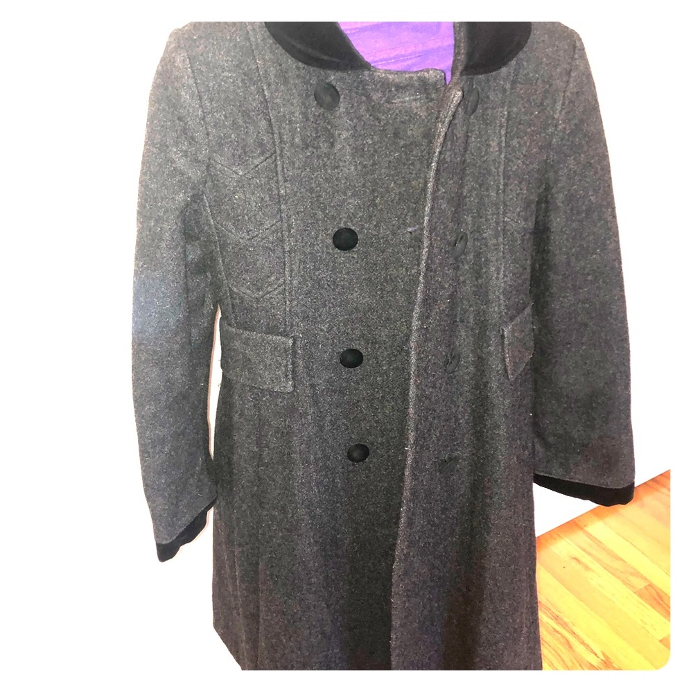 Child authentic wool Peacoat